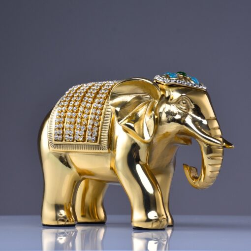 Cặp voi như ý trang trí nội thất bằng đồng Cặp voi như ý trang trí nội thất bằng đồng