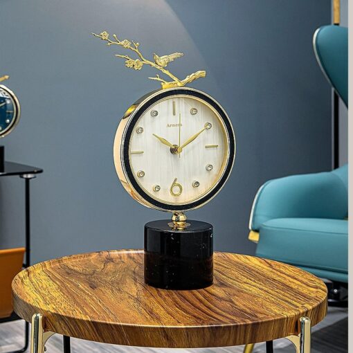 dong-ho-ban-nho-xinh 1 (3) Đồng hồ nhỏ xinh trang trí bàn làm việc