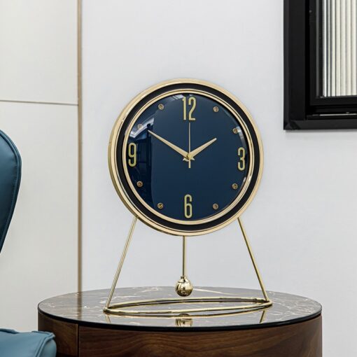 dong ho qua lac dec ban trang tri 3 Đồng hồ quả lắc để bàn sang trọng