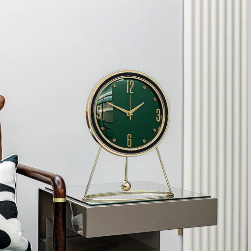 dong ho qua lac dec ban trang tri 1 Đồng hồ quả lắc để bàn sang trọng