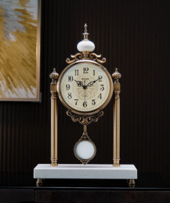 Đồng Hồ Để Bàn Quả Lắc Hoàng Gia Cổ Điển