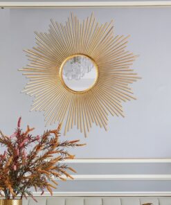 Gương mặt trời treo tường đơn giản