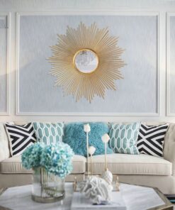 Gương mặt trời treo tường đơn giản