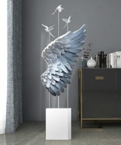 Mô hình cánh thiên nga để sàn trang trí phòng khách