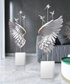 Mô hình cánh thiên nga để sàn trang trí phòng khách