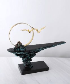 Mô hình chim bay về núi