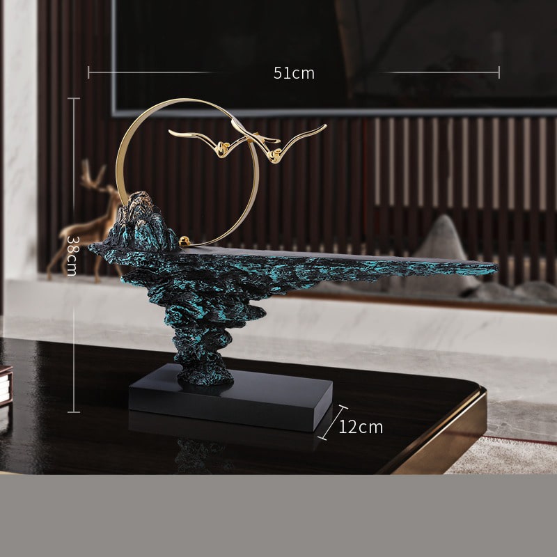 Mô hình chim bay về núi