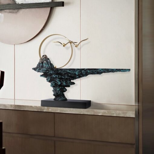 Mô hình chim bay về núi Mô hình chim bay về núi