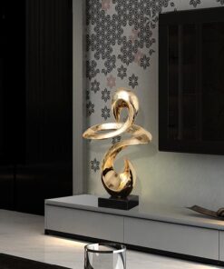 Mô hình uốn lượn nghệ thuật để sàn trang trí