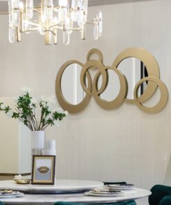 Phù điêu gương treo tường phong cách Bắc Âu