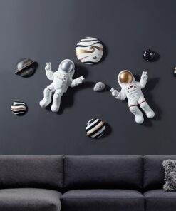 Phù điêu phi hàng gia 3D treo tường phòng cho bé