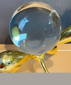 Quả cầu pha lê trang trí kệ tivi