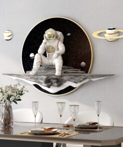 Tranh 3D phi hành gia vũ trụ