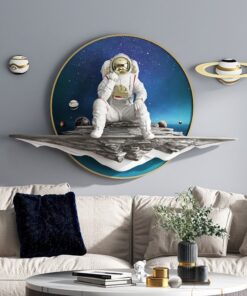 Tranh 3D phi hành gia vũ trụ