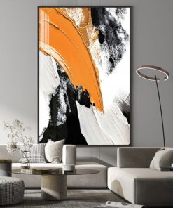 Tranh in sơn dầu khổ dọc treo hành lang lối đi