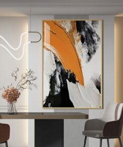 Tranh in sơn dầu khổ dọc treo hành lang lối đi