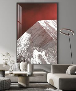 Tranh in sơn dầu phong cảnh núi