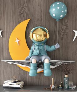 Tranh phi hành gia trên mặt trăng 3D