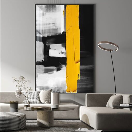 tranh-son-dau-triu-tuong 1 Tranh sơn dầu trừu tượng vẽ thủ công