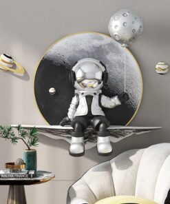 Tranh treo tường 3D nhà du hành vũ trụ nhí