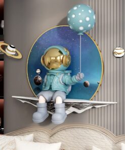 Tranh treo tường 3D nhà du hành vũ trụ nhí