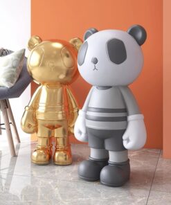 Tượng gấu Panda xinh xắn bày tủ