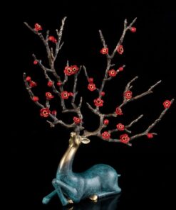 Tượng hươu nghệ thuật decor phòng khách