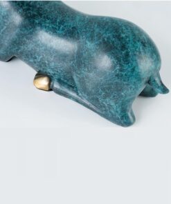 Tượng hươu nghệ thuật decor phòng khách