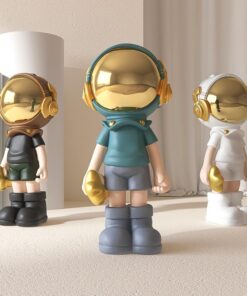 Tượng phi hành gia nhí decor phòng cho bé