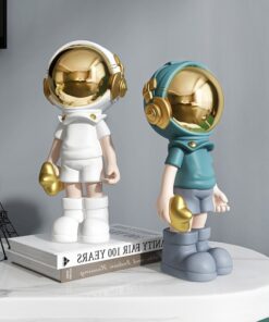 Tượng phi hành gia nhí decor phòng cho bé