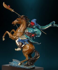 Tượng Quan Công cưỡi ngựa để bàn làm việc