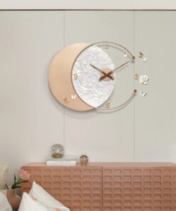 Đồng Hồ Treo Tường Họa Tiết Hoa 3D