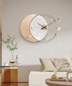 Đồng Hồ Treo Tường Họa Tiết Hoa 3D