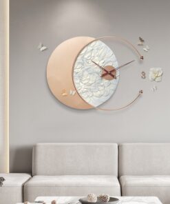Đồng Hồ Treo Tường Họa Tiết Hoa 3D