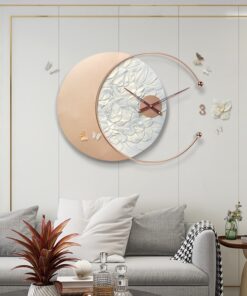 Đồng Hồ Treo Tường Họa Tiết Hoa 3D