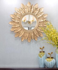 Gương trang trí hình bông hoa