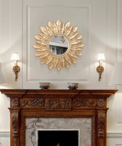 Gương trang trí hình bông hoa