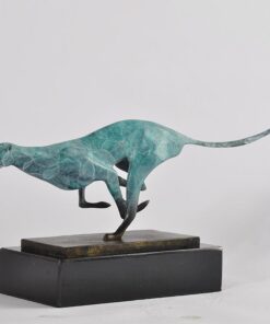 Con báo trang trí bằng đồng