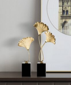 Mô hình lá bạch quả làm thủ công bằng tay