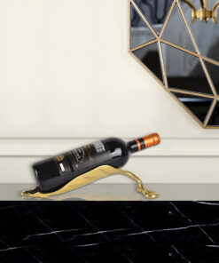 Giá rượu vang hình chiếc lá