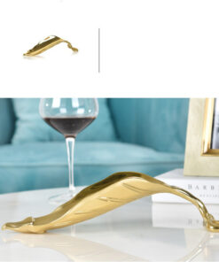 Giá rượu vang hình chiếc lá