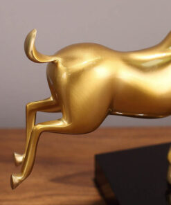 Hươu Sika để bàn bằng đồng nguyên chất