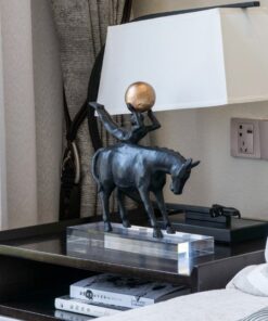 Mô hình người trên lưng trâu nghệ thuật