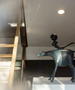 Mô hình người trên lưng trâu nghệ thuật