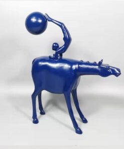 Mô hình người trên lưng trâu nghệ thuật