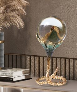 Quả cầu pha lê mini bày kệ tivi