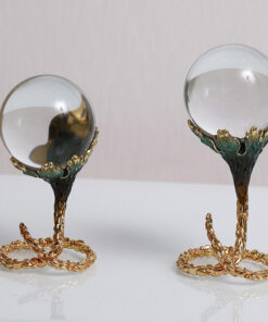 Quả cầu pha lê mini bày kệ tivi