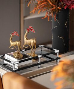 Tượng hươu pha lê để bàn