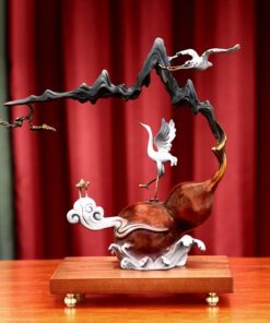 Decor hạc đứng Hồ Lô