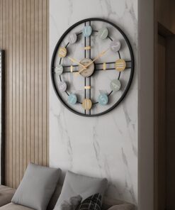 Đồng hồ treo tường số la mã hết hợp chữ số độc đáo